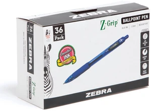 Z-Grip Retractable Ballpoint Pen, Blue Ink, 1.0mm, 36 Bulk-Pack Smooth Writing, Medium Point Tip, Ideal for Planners, Note-Taking, School and Office Supplies, and Everyday Writing (25236) Z-Grip Retractable Ballpoint Pen, Blue Ink, 1.0mm, 36 Bulk-Pack Smooth Writing, Medium Point Tip, Ideal for Planners, Note-Taking, School and Office Supplies, and Everyday Writing (25236)
