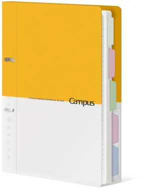 5 Subject Spiral Notebook Journal, Campus 110 Sheets B5 Refillable Notebook with Dividers Tabs, 6mm Dot Lined Binder Notebook for Work School Note Taking. 9" x 10.5", Yellow 5 Subject Spiral Notebook Journal, Campus 110 Sheets B5 Refillable Notebook with Dividers Tabs, 6mm Dot Lined Binder Notebook for Work School Note Taking. 9" x 10.5", Yellow