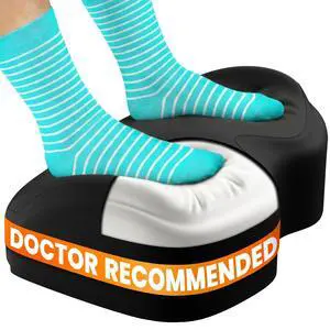 Foot Rest for Under Desk at Work - Memory Foam Office Foot Stool & Under Desk Footrest Leg Elevation Pillow for Gaming & Home Office, Supports Posture Foot Rest for Under Desk at Work - Memory Foam Office Foot Stool & Under Desk Footrest Leg Elevation Pillow for Gaming & Home Office, Supports Posture