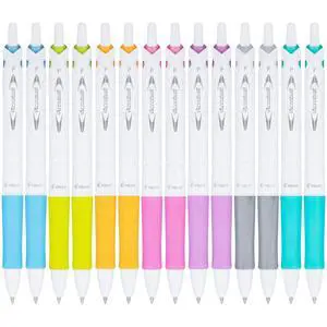 Acroball PureWhite Ball Point Pens with Assorted, Black Ink, 14-Pack Acroball PureWhite Ball Point Pens with Assorted, Black Ink, 14-Pack