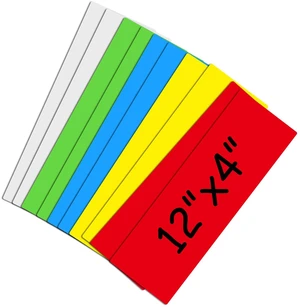 Dry Erase Magnetic Labels Large 12"x 4", Big Magnetic Labels for Whiteboards School Classroom Office Home,Pack of 10 Dry Erase Magnetic Labels Large 12"x 4", Big Magnetic Labels for Whiteboards School Classroom Office Home,Pack of 10