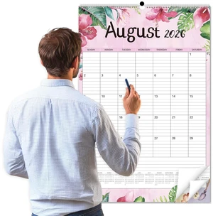 2026 Large Wall Calendar,20"x 30" Vertical Jumbo Hanging Wall Planner,19 Monthly Calendar from Jun. 2026 to Dec. 2027 with Lines,Spiral Binding and Notes for Easy Organizing 2026 Large Wall Calendar,20"x 30" Vertical Jumbo Hanging Wall Planner,19 Monthly Calendar from Jun. 2026 to Dec. 2027 with Lines,Spiral Binding and Notes for Easy Organizing