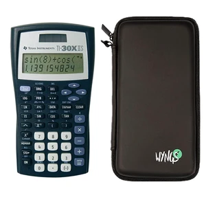 TI 30 XIIS Technical Scientific Calculator + WYNGS Protective Case Black TI 30 XIIS Technical Scientific Calculator + WYNGS Protective Case Black
