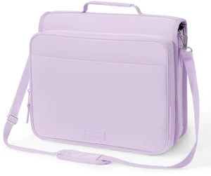 Zipper Binder 3 Ring 2-Inch in Lavender Purple Features a Shoulder Strap, 13 Inch Laptop Pocket, with Multiple Storage Pockets. Ideal Organizer for Middle School Students Zipper Binder 3 Ring 2-Inch in Lavender Purple Features a Shoulder Strap, 13 Inch Laptop Pocket, with Multiple Storage Pockets. Ideal Organizer for Middle School Students