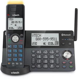 IS8128-11 Super Long Range DECT 6.0 Cordless Phone for Home with Answering Machine, 2300 ft Range, Call Blocking, Bluetooth Connect to Cell, Intercom IS8128-11 Super Long Range DECT 6.0 Cordless Phone for Home with Answering Machine, 2300 ft Range, Call Blocking, Bluetooth Connect to Cell, Intercom