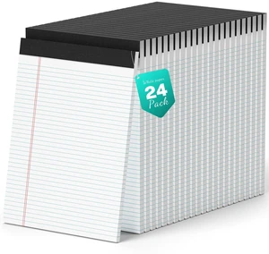 720 Sheets Legal Pads 8.5 x 11 College Ruled White Paper Note Pads 24 Pack Clear Print Writing Pads 8x11 Legal Pads Narrow Ruled Pads of Paper 720 Sheets Legal Pads 8.5 x 11 College Ruled White Paper Note Pads 24 Pack Clear Print Writing Pads 8x11 Legal Pads Narrow Ruled Pads of Paper