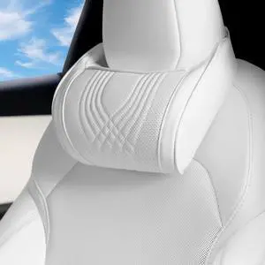 Car Headrest Memory Foam Neck Pillow for Driving White, 1 Pack Soft Comfortable Leather Seat Head Rest Pillow Headrest Travel Neck Support Cushion for Most Cars SUV Home Office Chair Car Headrest Memory Foam Neck Pillow for Driving White, 1 Pack Soft Comfortable Leather Seat Head Rest Pillow Headrest Travel Neck Support Cushion for Most Cars SUV Home Office Chair