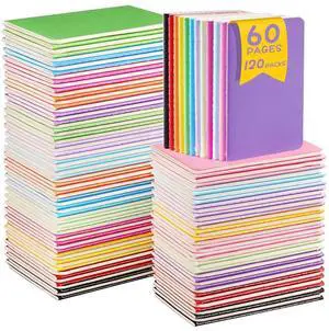 Small Lined Notepads Bulk 120 Pack (30 Sheets/60 Pages) Mini Journal Pocket Notebooks Set Colorful Cover Notebooks for Kids 3.5 x 5.5 Inches Small Lined Notepads Bulk 120 Pack (30 Sheets/60 Pages) Mini Journal Pocket Notebooks Set Colorful Cover Notebooks for Kids 3.5 x 5.5 Inches