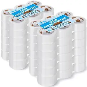 Clear Packing Tape 72Rolls, Heavy Duty Shipping Tape 1.88" x55Yard Packaging Tape 2.6mil Thick Transparent Tape Refills for Moving, Storage, Sealing Clear Packing Tape 72Rolls, Heavy Duty Shipping Tape 1.88" x55Yard Packaging Tape 2.6mil Thick Transparent Tape Refills for Moving, Storage, Sealing
