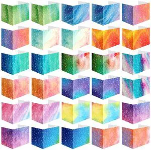 30 Pcs Privacy Folders for Students Desk,Watercolor,Stylish Color Trifold Desk Dividers for Classroom, Colored Privacy Partition Folders for Student Teacher Desks, 15.8 x 13.4 x 11.81 Inches 30 Pcs Privacy Folders for Students Desk,Watercolor,Stylish Color Trifold Desk Dividers for Classroom, Colored Privacy Partition Folders for Student Teacher Desks, 15.8 x 13.4 x 11.81 Inches