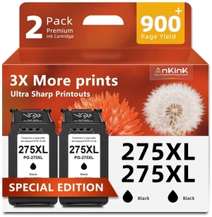 275XL Black Ink Cartridge Replacement for Canon PG 275 PG275 XL For Cannon Pixma TS3522 TR4720 TR4700 TR4722 TS3500 TS3520 TS3700 TS3720 TS3722 PrinterInk for 275 PG275XL, 2-Pack 275XL Black Ink Cartridge Replacement for Canon PG 275 PG275 XL For Cannon Pixma TS3522 TR4720 TR4700 TR4722 TS3500 TS3520 TS3700 TS3720 TS3722 PrinterInk for 275 PG275XL, 2-Pack