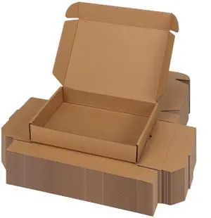 11x8x2 inch Cardboard Shipping Box, Set of 30 Mailing Boxes, Brown 30 Smiley Stickers, Single Corrugated, DIY Cardboard, Easy Fold, Shape Well, Self locking, Book, Shirt, Clothes, Gift Wrap 11x8x2 inch Cardboard Shipping Box, Set of 30 Mailing Boxes, Brown 30 Smiley Stickers, Single Corrugated, DIY Cardboard, Easy Fold, Shape Well, Self locking, Book, Shirt, Clothes, Gift Wrap