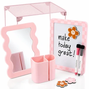 Stylish Locker Accessories Kit - Includes Shelf, Mirror, Whiteboard & More All-in-one School Locker Decor & Organizer Set with Pen Holder, Cute Flower Magnets & Markers to Brighten Your School Day Stylish Locker Accessories Kit - Includes Shelf, Mirror, Whiteboard & More All-in-one School Locker Decor & Organizer Set with Pen Holder, Cute Flower Magnets & Markers to Brighten Your School Day