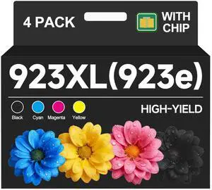 923XL 923 Ink Cartridges for HP Printers Replacement for HP 923 923XL Ink Cartridges Combo Pack for OfficeJet Pro 8120e 8125e 8130e 8135e 8138e 8139e 8120 8122 8125 8130 8135 8138 8139 (with CHIP) 923XL 923 Ink Cartridges for HP Printers Replacement for HP 923 923XL Ink Cartridges Combo Pack for OfficeJet Pro 8120e 8125e 8130e 8135e 8138e 8139e 8120 8122 8125 8130 8135 8138 8139 (with CHIP)
