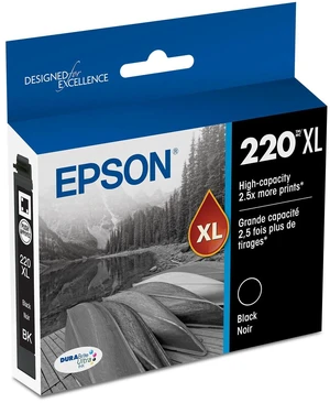 220XL Genuine High Capacity Black Ink Cartridge T220XL120 Works with WorkForce WF-2630 WF-2650 WF-2660 WF-2750 WF-2760 Expression XP-320 XP-420 XP-424 220XL Genuine High Capacity Black Ink Cartridge T220XL120 Works with WorkForce WF-2630 WF-2650 WF-2660 WF-2750 WF-2760 Expression XP-320 XP-420 XP-424