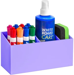 Magnetic Dry Erase Marker Holder for Whiteboard, Fridge Classroom Acrylic Magnet Pen Holder for Office, Refrigerator, Whiteboard Maker Holder for Teacher, Locker Organizer Accessories-Purple Magnetic Dry Erase Marker Holder for Whiteboard, Fridge Classroom Acrylic Magnet Pen Holder for Office, Refrigerator, Whiteboard Maker Holder for Teacher, Locker Organizer Accessories-Purple