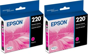T220 DURABrite Ultra -Ink Standard Capacity Cyan -Cartridge (T220320-S) for Select Expression and Workforce Printers, Magenta, 1 Count (Pack of 2) T220 DURABrite Ultra -Ink Standard Capacity Cyan -Cartridge (T220320-S) for Select Expression and Workforce Printers, Magenta, 1 Count (Pack of 2)