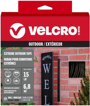 Brand Extreme Outdoor Mounting Tape, Holds Up to 15 Lbs, 20ft Roll 1in Wide Tape; Double Sided Heavy Duty Adhesive For Brick And Concrete; UV And Weather Resistant For Outdoor Décor Brand Extreme Outdoor Mounting Tape, Holds Up to 15 Lbs, 20ft Roll 1in Wide Tape; Double Sided Heavy Duty Adhesive For Brick And Concrete; UV And Weather Resistant For Outdoor Décor