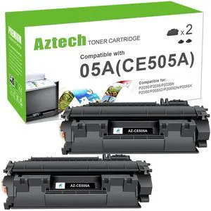 05A CE505A Toner Cartridge Black for HP LaserJet P2055dn P2035 P2030 2 Pack Compatible for HP 05A LaserJet P2035 P2035N P2055DN 2055DN 2035N P2050 P2030 P2055X P2055D 2055D 2055X Printer Ink 05A CE505A Toner Cartridge Black for HP LaserJet P2055dn P2035 P2030 2 Pack Compatible for HP 05A LaserJet P2035 P2035N P2055DN 2055DN 2035N P2050 P2030 P2055X P2055D 2055D 2055X Printer Ink
