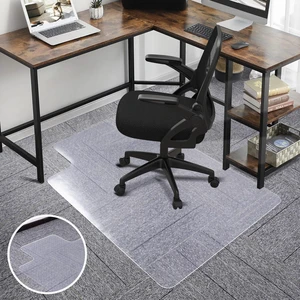 Chair Mat for Carpet, 36" x 48" Office Heavy Duty Chair Mat with Lip, Gaming Chair Mat for Carpeted Floors, Floor Protector Computer Desk Mat for Home Office (Clear, Extended Lip) Chair Mat for Carpet, 36" x 48" Office Heavy Duty Chair Mat with Lip, Gaming Chair Mat for Carpeted Floors, Floor Protector Computer Desk Mat for Home Office (Clear, Extended Lip)