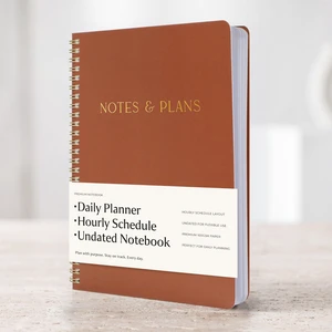 Beautiful Daily Planner And Notebook With Hourly Schedule - Spiral Notebook Aesthetic Spiral to Do List Notepad to Easily Organize Your Tasks and Appointments - School or Office Supplies for Women Beautiful Daily Planner And Notebook With Hourly Schedule - Spiral Notebook Aesthetic Spiral to Do List Notepad to Easily Organize Your Tasks and Appointments - School or Office Supplies for Women