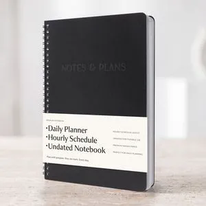 Beautiful Daily Planner And Notebook With Hourly Schedule - Spiral Notebook Aesthetic Spiral to Do List Notepad to Easily Organize Your Tasks and Appointments - School or Office Supplies for Women Beautiful Daily Planner And Notebook With Hourly Schedule - Spiral Notebook Aesthetic Spiral to Do List Notepad to Easily Organize Your Tasks and Appointments - School or Office Supplies for Women