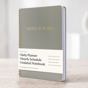 Beautiful Daily Planner And Notebook With Hourly Schedule - Spiral Notebook Aesthetic Spiral to Do List Notepad to Easily Organize Your Tasks and Appointments - School or Office Supplies for Women Beautiful Daily Planner And Notebook With Hourly Schedule - Spiral Notebook Aesthetic Spiral to Do List Notepad to Easily Organize Your Tasks and Appointments - School or Office Supplies for Women