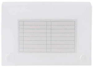 Products, Universial Case, 3"x5", 5-Tabs Removable, Clear, Pack of 12 (50605-20233) Products, Universial Case, 3"x5", 5-Tabs Removable, Clear, Pack of 12 (50605-20233)