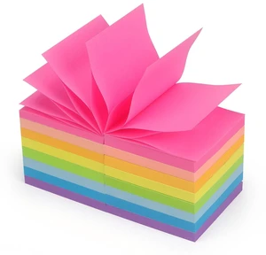 16 Pads Pop Up Sticky Notes 3x3 Refills 8 Bright Colors, 1280 Sheets Pop-Up Refills with Strong Adhesion and Clean Removal, Bright Colors Perfect for Study Notes and Office Memos 16 Pads Pop Up Sticky Notes 3x3 Refills 8 Bright Colors, 1280 Sheets Pop-Up Refills with Strong Adhesion and Clean Removal, Bright Colors Perfect for Study Notes and Office Memos