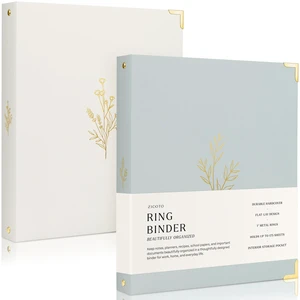 Aesthetic 3 Ring Binder Set of 2-1 Inch Binder Fits Letter Sized Paper Cute Holder for Women or Men with Pocket - Easily Organizes Your Paperwork for School, Office or Work Aesthetic 3 Ring Binder Set of 2-1 Inch Binder Fits Letter Sized Paper Cute Holder for Women or Men with Pocket - Easily Organizes Your Paperwork for School, Office or Work