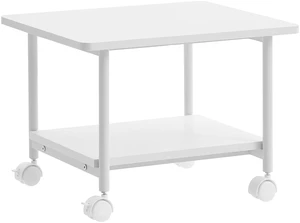 2-Tier Printer Stand with Locking Wheels, Under Desk Printer Table Industrial Mobile Cart, 18.9 x 15.7 x 13.4 Inches, Storage Shelf, for Home Office, Cloud White, BARNET Collection UOPS002W01 2-Tier Printer Stand with Locking Wheels, Under Desk Printer Table Industrial Mobile Cart, 18.9 x 15.7 x 13.4 Inches, Storage Shelf, for Home Office, Cloud White, BARNET Collection UOPS002W01