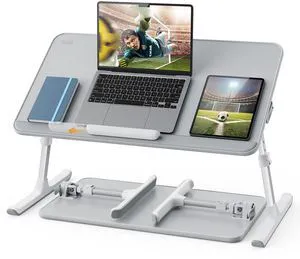 Non-Slip Leather Laptop Bed Tray Table,Lap Desk with Laptop Stopper Portable Height & Angle Adjustable Laptop Stand with Foldable Legs, Notebook Stand Reading Desk for Sofa Couch Non-Slip Leather Laptop Bed Tray Table,Lap Desk with Laptop Stopper Portable Height & Angle Adjustable Laptop Stand with Foldable Legs, Notebook Stand Reading Desk for Sofa Couch