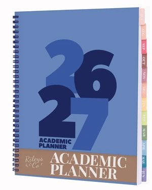 Academic Planner 2026-2027, Daily, Weekly & Monthly Planner, July 2026 - June 2027, Student Notes Pages, Twin-Wire Binding, Weekly Agenda for School & Work (8.5 x 11-Inches, Chunky, Blue) Academic Planner 2026-2027, Daily, Weekly & Monthly Planner, July 2026 - June 2027, Student Notes Pages, Twin-Wire Binding, Weekly Agenda for School & Work (8.5 x 11-Inches, Chunky, Blue)