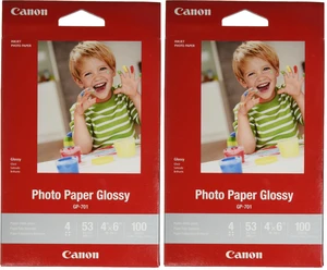 Glossy Photo Paper, 4"x6", 100 Sheets | Pack of 2 | Model 1433C001 Glossy Photo Paper, 4"x6", 100 Sheets | Pack of 2 | Model 1433C001