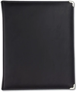 Classic Collection Leather Binder, Zippered, Executive Presentation Portfolio, 1.5 Inch (Holds 325 Sheets), Brass Round Ring, Black Classic Collection Leather Binder, Zippered, Executive Presentation Portfolio, 1.5 Inch (Holds 325 Sheets), Brass Round Ring, Black