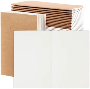 24 Pack Blank Kraft Notebooks, A5 Journals Notebook Bulk, Unlined Paper Sketchbooks, 8.3x5.5in 60 Pages Travel Journal Set for Journaling, Student, Kids, Writing 24 Pack Blank Kraft Notebooks, A5 Journals Notebook Bulk, Unlined Paper Sketchbooks, 8.3x5.5in 60 Pages Travel Journal Set for Journaling, Student, Kids, Writing