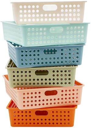 6 Pack Classroom Paper Baskets, Organizing Desk Boho Tray for A4 Papers, Classroom Storage Plastic Paper Bins, Fun Turn In Trays for Teachers and Students, Office Desk Room Trays 6 Pack Classroom Paper Baskets, Organizing Desk Boho Tray for A4 Papers, Classroom Storage Plastic Paper Bins, Fun Turn In Trays for Teachers and Students, Office Desk Room Trays