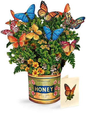 Butterflies & Buttercups 12" Pop Up Card Includes Greeting Card and Envelope Note Card for Birthday, Thank You & More, Gifts for Mom & Her Butterflies & Buttercups 12" Pop Up Card Includes Greeting Card and Envelope Note Card for Birthday, Thank You & More, Gifts for Mom & Her