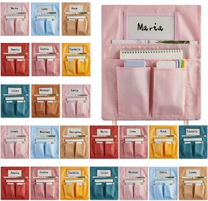 24 Pcs Small Chair Pockets for Classroom 13 x 14 Inch Bag with Name Tag Multi Pockets Chairsback Pouch Organizer for Student Kindergarten Elementary Daycare (Groovy) 24 Pcs Small Chair Pockets for Classroom 13 x 14 Inch Bag with Name Tag Multi Pockets Chairsback Pouch Organizer for Student Kindergarten Elementary Daycare (Groovy)