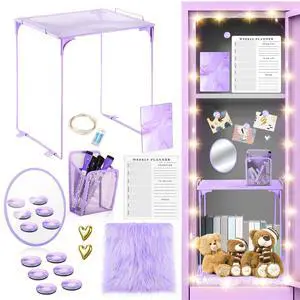 19 Pcs Locker Organizer and Decorating Kit, First Day of Essentials Marble Print Whiteboard with Markers Locker Shelf Plush Area Rug Mirror Magnetic Cup (Purple) 19 Pcs Locker Organizer and Decorating Kit, First Day of Essentials Marble Print Whiteboard with Markers Locker Shelf Plush Area Rug Mirror Magnetic Cup (Purple)