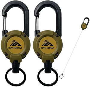 Retractable Keychain Heavy Duty 2Pack, Multitool Carabiner Badge Holder, Retractable Keychain Clip Id Holder, Upgraded 58cm Stainless Steel Cord Yellow Retractable Keychain Heavy Duty 2Pack, Multitool Carabiner Badge Holder, Retractable Keychain Clip Id Holder, Upgraded 58cm Stainless Steel Cord Yellow