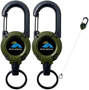 Retractable Keychain Heavy Duty 2Pack, Multitool Carabiner Badge Holder, Retractable Keychain Clip Id Holder, Upgraded 58cm Stainless Steel Cord Green Retractable Keychain Heavy Duty 2Pack, Multitool Carabiner Badge Holder, Retractable Keychain Clip Id Holder, Upgraded 58cm Stainless Steel Cord Green