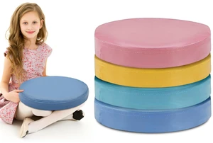 4 Pcs Extra Thick Floor Cushion Classroom, Mixed Colors, Round Flexible Seating Cushions, Assorted Colored Pillow Floor Cushions, Soft Support for Learning Sitting Home Office School Chair 4 Pcs Extra Thick Floor Cushion Classroom, Mixed Colors, Round Flexible Seating Cushions, Assorted Colored Pillow Floor Cushions, Soft Support for Learning Sitting Home Office School Chair