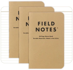 Original Kraft 3-Pack - Ruled Paper Memo Books - Lined 48 Page Pocket Notebooks - 3.5" x 5.5" Original Kraft 3-Pack - Ruled Paper Memo Books - Lined 48 Page Pocket Notebooks - 3.5" x 5.5"
