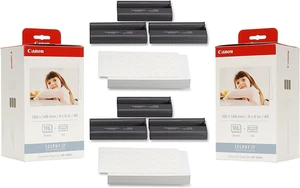 KP-108IN Ink Paper Set (2) Pack - 216 Prints, 3115B001-X2, Cyan, Magenta, Yellow KP-108IN Ink Paper Set (2) Pack - 216 Prints, 3115B001-X2, Cyan, Magenta, Yellow