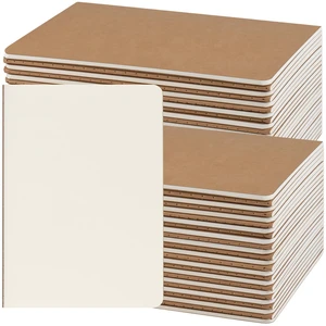 50 Pack A5 Kraft Notebooks Bulk, 8.15x5.5 Inches Blank Journaling Notebooks, Notebooks for Work, Composition Notebooks for School, Journal notebooks for kids, 60 Pages 50 Pack A5 Kraft Notebooks Bulk, 8.15x5.5 Inches Blank Journaling Notebooks, Notebooks for Work, Composition Notebooks for School, Journal notebooks for kids, 60 Pages