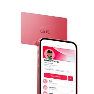 Card - Digital Business Card - Tap Compatible with iPhone & Android (Red) Card - Digital Business Card - Tap Compatible with iPhone & Android (Red)