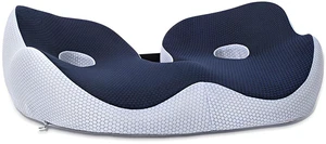 Seat Cushion, Seat Cushion for Sit Bone and Back Pain Relief, Butt, Tailbone, Hip, Hamstring, Posture Support - Memory Foam Comfort Ischial Tuberosity Pillow (Blue) Seat Cushion, Seat Cushion for Sit Bone and Back Pain Relief, Butt, Tailbone, Hip, Hamstring, Posture Support - Memory Foam Comfort Ischial Tuberosity Pillow (Blue)