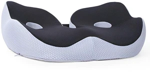 Seat Cushion, Seat Cushion for Sit Bone and Back Pain Relief, Butt, Tailbone, Hip, Hamstring, Posture Support - Memory Foam Comfort Ischial Tuberosity Pillow(Black) Seat Cushion, Seat Cushion for Sit Bone and Back Pain Relief, Butt, Tailbone, Hip, Hamstring, Posture Support - Memory Foam Comfort Ischial Tuberosity Pillow(Black)