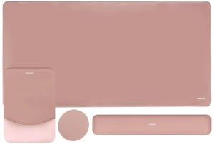 Keyboard Mouse Pad Set, Large Gaming Mouse Pad&Keyboard Wrist Rest Rectangular Mousepad with Wrist Rest&Coaster, Ergonomic Non-Slip&Easy Typing Pad with Curved Silicone Lining, Salmon Pink Keyboard Mouse Pad Set, Large Gaming Mouse Pad&Keyboard Wrist Rest Rectangular Mousepad with Wrist Rest&Coaster, Ergonomic Non-Slip&Easy Typing Pad with Curved Silicone Lining, Salmon Pink